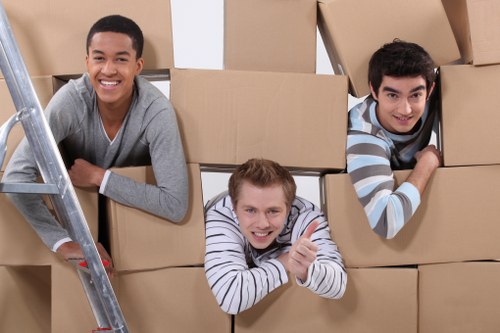 Efficient transportation logistics for commercial moves