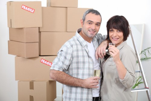 Experienced team handling furniture during a move in Chelsea